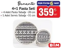 BENANTE 4+1 PASTA SETİ indirimli fiyat BENANTE 4+1 PASTA SETİ fiyat ve kampanya bilgisi